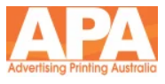 Advertising Printing Australia logo